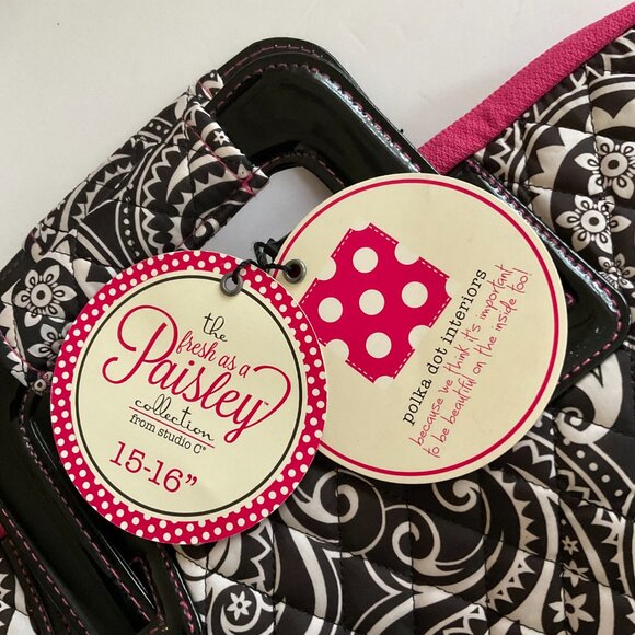 STUDIO C Paisley Collection Laptop or Computer Bag/Sleeve NWT - Picture 4 of 8